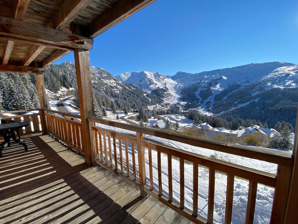 Vue Panoramique Sur Les Montagnes Plein Sud - T2 Skis Aux Pieds, Piscine & Spa Flaine Exterior photo